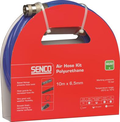 Senco luchtslang kit uni PU 10 mtr x 10,0 mm. - 4000670 Senco luchtslang kit uni PU 10 mtr x 10,0 mm. - 4000670