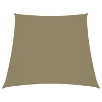 VidaXL Zonnezeil trapezium 3/5x4 m oxford stof beige - thumbnail