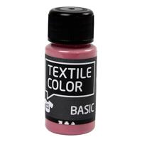 Creativ Company Textile color semi-dekkende textielverf - donkerroze, 50ml - thumbnail