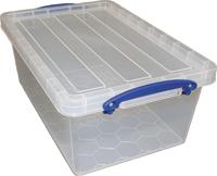 Really Useful Box opbergdoos 10,2 l, nestbaar, transparant - thumbnail