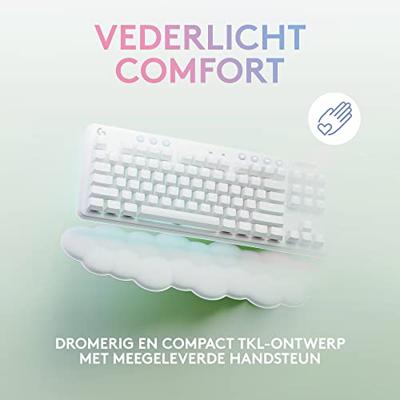 Logitech G G715 TKL toetsenbord Draadloos Wit - GX Brown Tactile