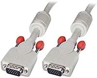 Line-VGA-kabel M/M, lichtgrijs, 2 m - thumbnail
