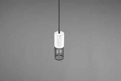 Trio Design hanglamp Tosh zwart met wit 304300134