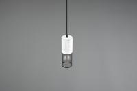 Trio Design hanglamp Tosh zwart met wit 304300134 - thumbnail
