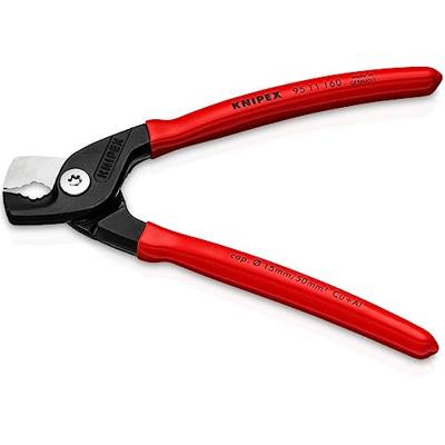 Knipex StepCut kabelschaar | Kunststof bekleed | Gebruineerd | Lengte 160 mm - 95 11 160 SB Knipex StepCut kabelschaar | Kunststof bekleed | Gebruineerd | Lengte 160 mm - 95 11 160 SB