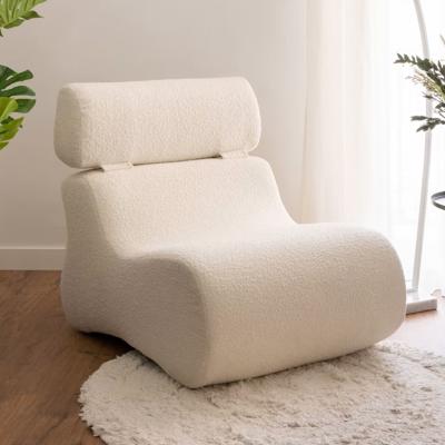 Kave Home Fauteuil 'Club' Bouclé, kleur Wit