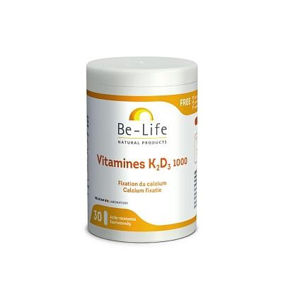 Be-life Vitamines K2 D3 1000 Capsules
