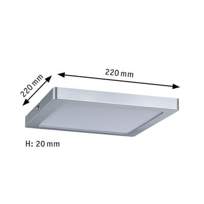 Paulmann Atria 70935 LED-paneel 16 W Neutraalwit Chroom (mat) Paulmann Atria 70935 LED-paneel 16 W Neutraalwit Chroom (mat)