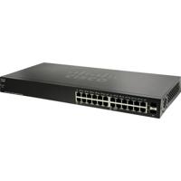 Cisco SG110-24HP Unmanaged L2 Gigabit Ethernet (10/100/1000) Zwart Power over Ethernet (PoE) - thumbnail