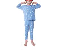 Pyjama verkleedkostuum superheld/superheldin unisex PETIT BATEAU blauw - thumbnail