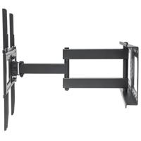 Manhattan 461252 TV-beugel 81,3 cm (32) - 139,7 cm (55) Kantelbaar, Zwenkbaar Voor curved TVs, Variabele afstand tot de muur, Verstelbare ondersteun - thumbnail