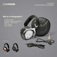 V-MODA Crossfade 3 Wireless Headset Bedraad en draadloos Hoofdband Podium/studio USB Type-C Bluetooth Zwart, Zilver - thumbnail