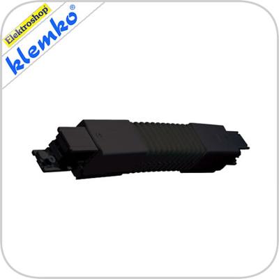 Euro 3 fase rails flexibele connector zwart