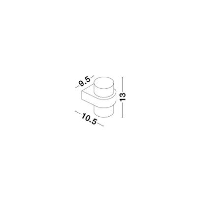 Lyora Design wandlampDarf dubbel zwart - 9925666