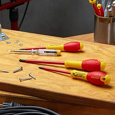Stanley 0-65-443 FatMax™ Schroevendraaierset VDE Par/Poz/Spanningszoeker 6-delig - thumbnail