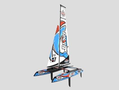 Joysway Binary V3 Mini Catamaran zeilboot RTR