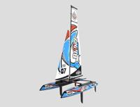 Joysway Binary V3 Mini Catamaran zeilboot RTR - thumbnail