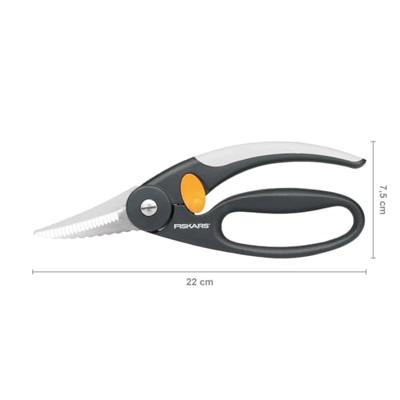 Fiskars 1003032 Huishoudschaar Linkshandig, Rechtshandig 220 mm Zwart
