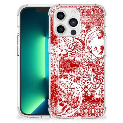 Extreme Case iPhone 13 Pro Max Angel Skull Rood Extreme Case iPhone 13 Pro Max Angel Skull Rood
