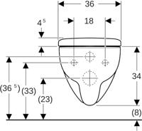 Geberit Renova Wandclosetset - 54x35.5cm - diepspoel - rimless - TurboFlush - softclose en quickrelease zitting - glans wit 503.062.00.1 - thumbnail