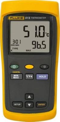 Fluke 51 II Temperatuurmeter -250 - +1372 °C Sensortype J, K, T, E