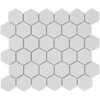 Mozaiek Barcelona Hexagon Extra Wit 5,1x5,9 - thumbnail