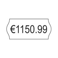 Avery-Zweckform Prijslabels PLR1226 Weer verwijderbaar Breedte etiket: 26 mm Hoogte etiket: 12 mm Wit 15000 stuk(s) - thumbnail
