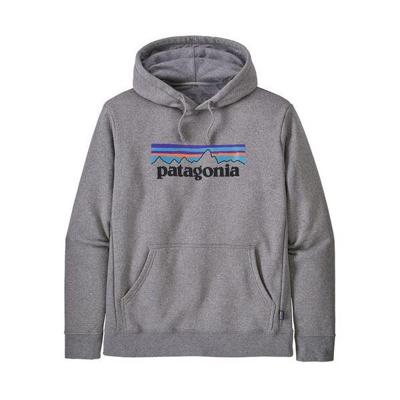 Patagonia P-6 Logo Uprisal Hoody Trui Heren Gravel Heather S