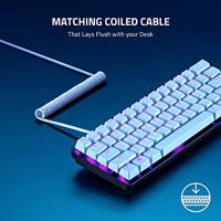 Razer PBT Keycap + Opgerolde Kabel Upgrade Set: Duurzame Doubleshot PBT - Universele Compatibiliteit - Keycap Removal Tool & Stabilisatoren - Tactisch Opgerold & Ontworpen - Gevlochten Vezelkabel - - thumbnail