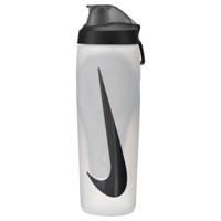 Nike Refuel Locking Lid 24oz Bidon Natural/Black/Black Iridescent One Size - thumbnail