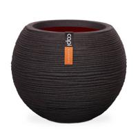 Capi Nature Rib NL bol 38x33cm bloempot zwart - thumbnail