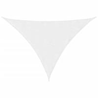 Zonnescherm driehoekig 3x4x5 m oxford stof wit - thumbnail