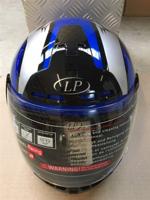 LP Integraalhelm m 57-58cm race blauw/zilver - thumbnail