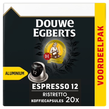 Douwe Egberts Espresso Ristretto - 20 koffiecups