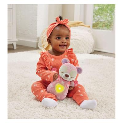 VTech Baby Dromenland Knuffel Beertje + Licht en Geluid Roze