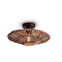 GOOD&MOJO Plafondlamp 'Zanzibar' Rotan, 40cm, kleur Naturel - thumbnail