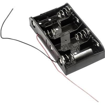 MPD BH4CW Batterijhouder Aantal cellen: 4 C (baby) Kabel (l x b x h) 106 x 58 x 23 mm