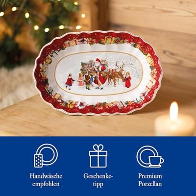Villeroy & Boch Toy's Fantasy Schaal ovaal groot Santa Kids