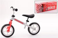 John Toy My first bike loopfiets wit/rood - thumbnail
