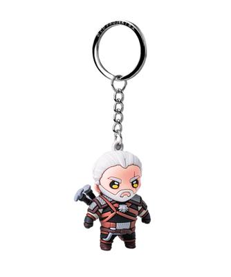 The Witcher III: Wild Hunt Vinyl Keychain - Geralt of Rivia