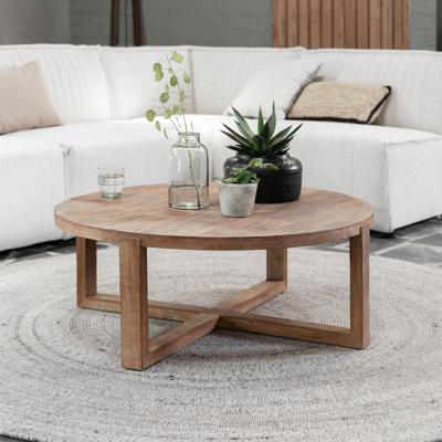 DTP Home Coffee table Icon round,35xØ90 cm, 3,5 cm top, recycled te...