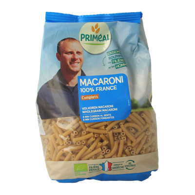 Volkoren macaroni bio 500 Gram Volkoren macaroni bio 500 Gram