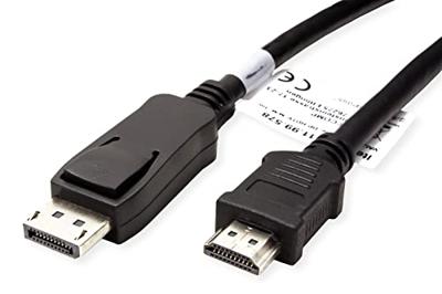 VALUE DisplayPort kabel DP - HDTV, M/M, zwart, 1 m VALUE DisplayPort kabel DP - HDTV, M/M, zwart, 1 m