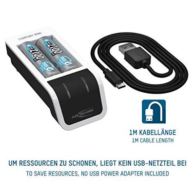Ansmann Comfort Mini Batterijlader NiMH AAA (potlood), AA (penlite) Ansmann Comfort Mini Batterijlader NiMH AAA (potlood), AA (penlite)