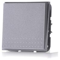 Gira TX 44 drukvlakschakelaar wissel/enkelpolig aluminium 012665