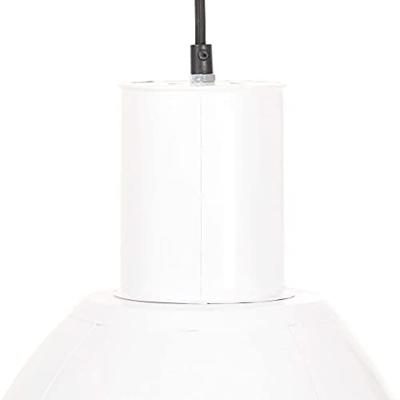 VidaXL Hanglamp rond 25 w e27 28,5 cm wit