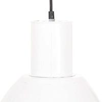 VidaXL Hanglamp rond 25 w e27 28,5 cm wit - thumbnail