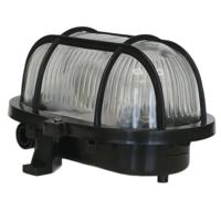 Nordlux Wandlamp Skotlampe Bulleye ovaal met korf zwart - 4800430 - thumbnail