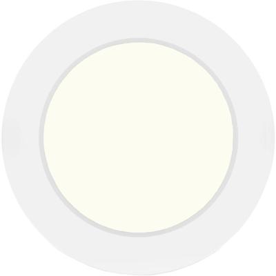 LED Downlight Rond 6W - Natuurlijk Wit 4000K - Mat Wit - Kunststof