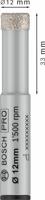 Bosch Accessoires PRO Ceramic dry diamantboor | 12 x 33 x 13 mm - 2608599057 - thumbnail